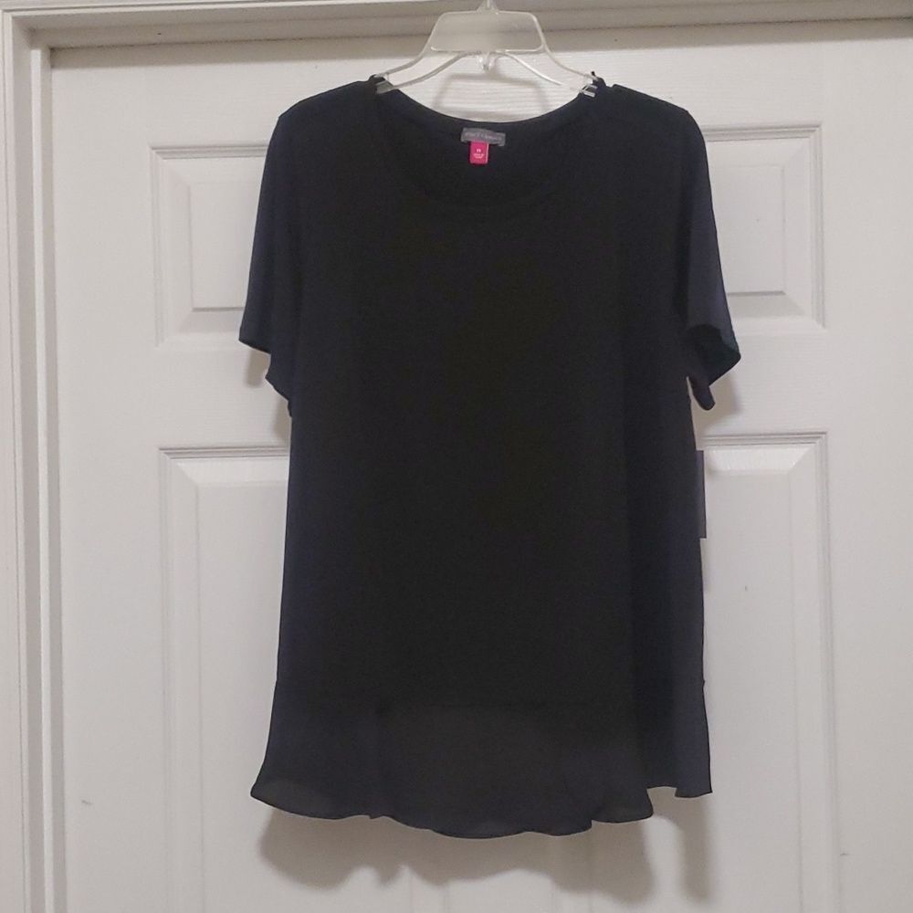 Vince camuto woman black blouse
